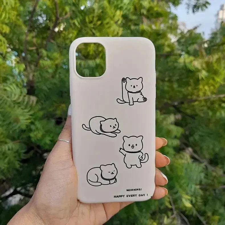 4 Cut Soft Touch Coating Printed Matte Hard Case for iPhone 14 Pro Max Cases & Covers