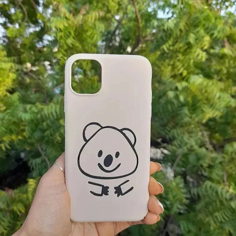 4 Cut Soft Touch Coating Printed Matte Hard Case for iPhone 14 Pro Max Cases & Covers
