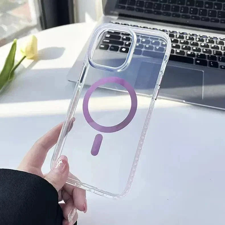 Anti Storm Magnetic Shield With Magsafe Case for iPhone 15 Pro Cases & Covers