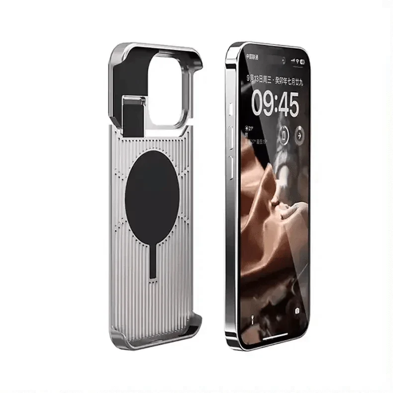 Aromatherapy Magsafe Leather Heat Dissipation Case for iPhone 15 Pro Max Cases & Covers