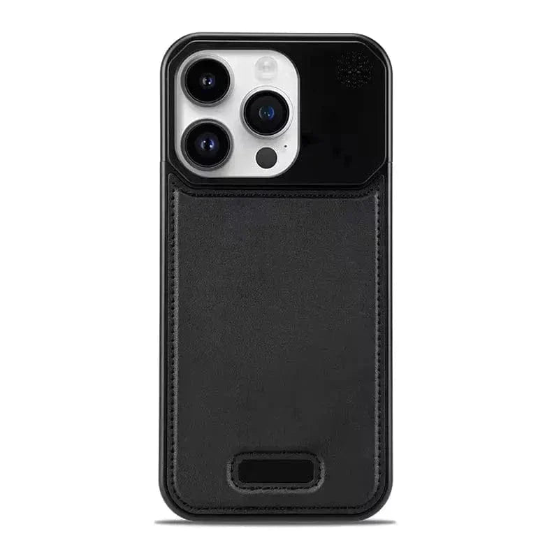 Aromatherapy Magsafe Leather Heat Dissipation Case for iPhone 15 Pro Max iPhone 15 Pro Max black with magsafe Cases & Covers