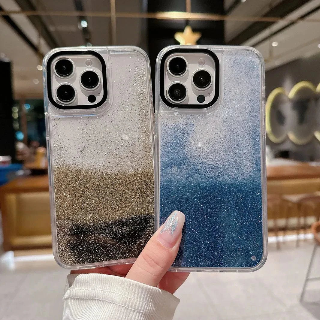 Bling Liquid Glitter Hard Case for iPhone 15 | 14 | 13 Cases & Covers