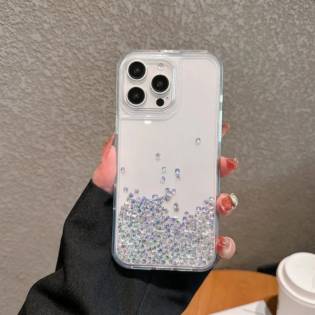 Bling Liquid Glitter Hard Case for iPhone 15 | 14 | 13 Cases & Covers