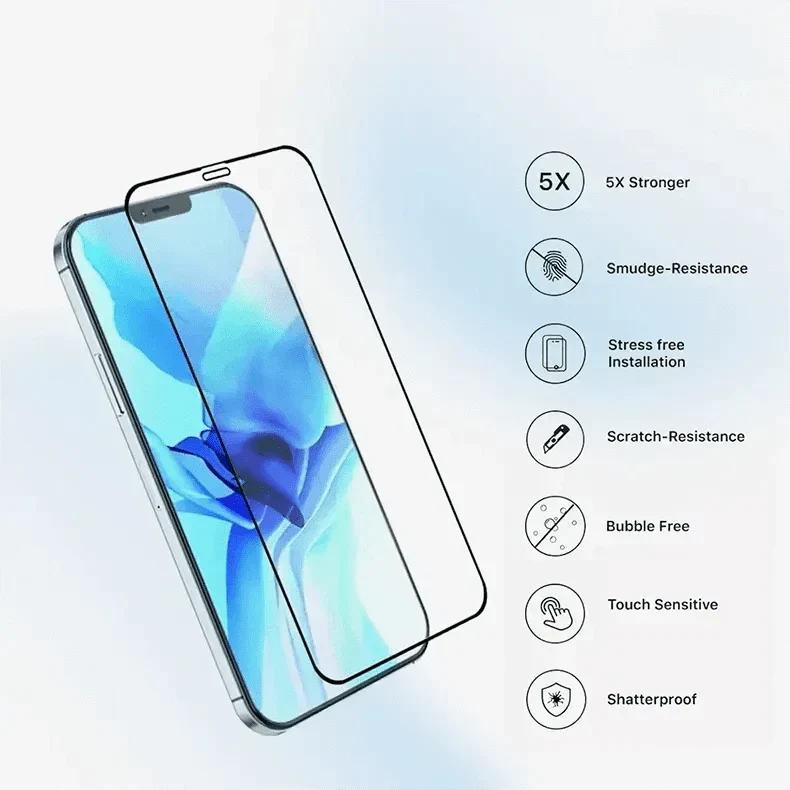 Brave Bear Easy Applicator Edge to Edge Tempered Glass for iPhone 15 Plus Tempered Glass