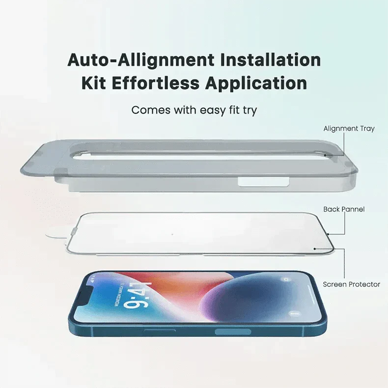 Brave Bear Easy Applicator Edge to Edge Tempered Glass for iPhone 15 Plus Tempered Glass