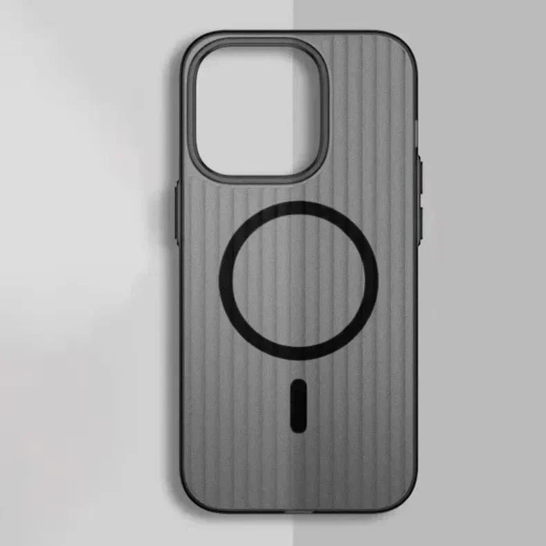 Fluted Texture Magsafe Clear Case for iPhone 15 Pro Max Cases & Covers