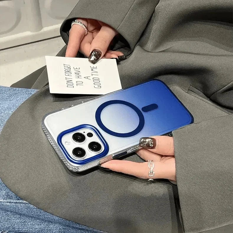 Gradient Frosted Magsafe Hard Case for iPhone 15 Pro Max Cases & Covers