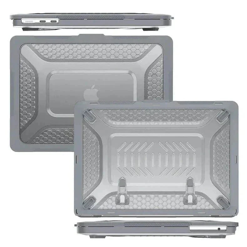 Honeycomb Kickstand TPU Bumper Hard Shell Cover for MacBook Pro 16 touchbar (Late 2019) | 16 (2021-2023) (16.2-inch)