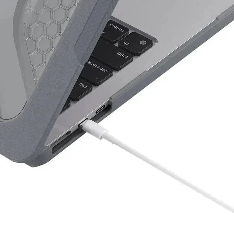 Honeycomb Kickstand TPU Bumper Hard Shell Cover for MacBook Pro 16 touchbar (Late 2019) | 16 (2021-2023) (16.2-inch)