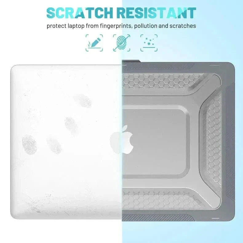 Honeycomb Kickstand TPU Bumper Hard Shell Cover for MacBook Pro 16 touchbar (Late 2019) | 16 (2021-2023) (16.2-inch)
