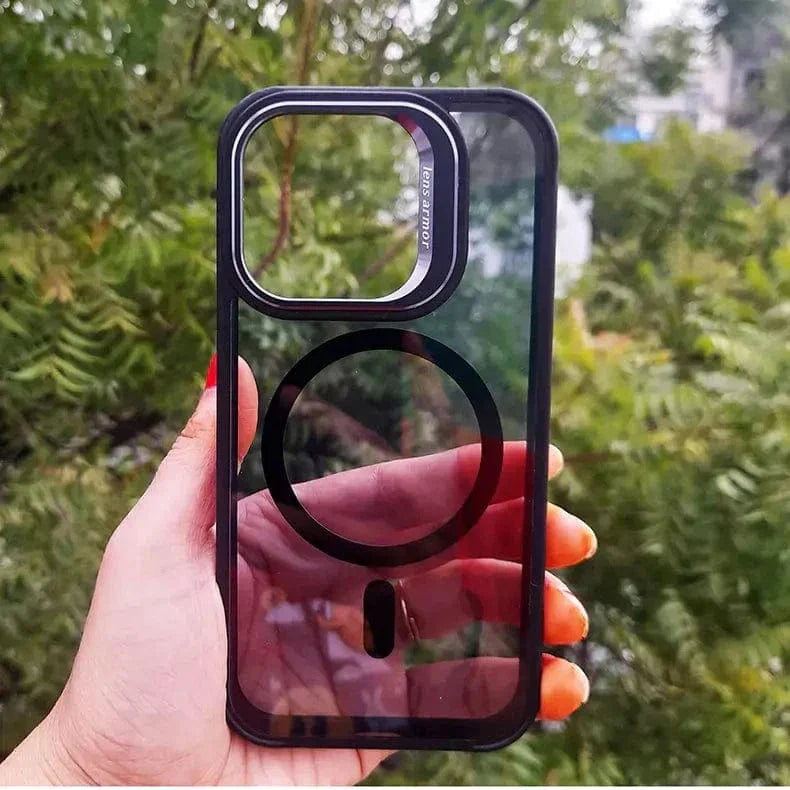 Lens Armor Clear Magsafe Hard Case for iPhone 15 Pro Max iPhone 15 Pro Max black Cases & Covers