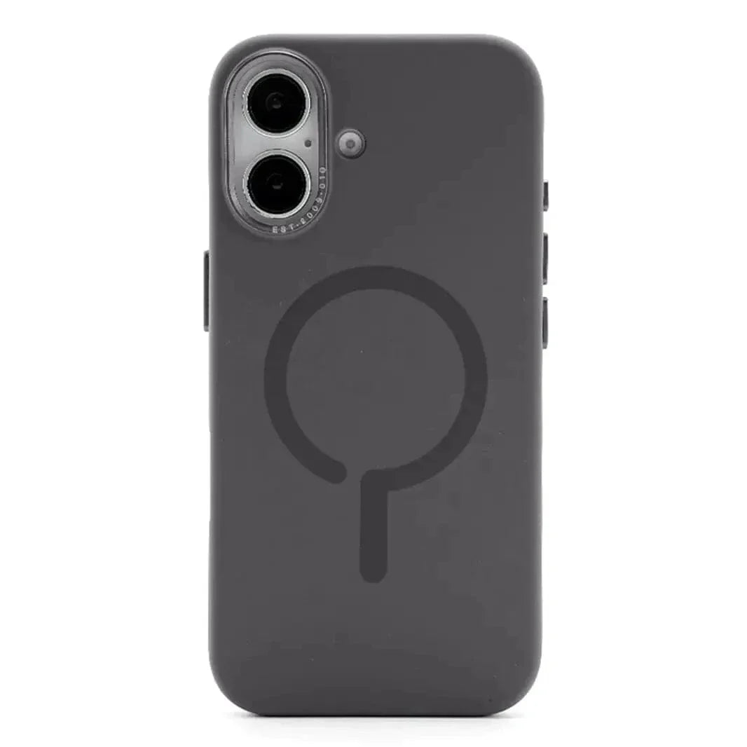 Liquid Silicone Magsafe Hard Case for iPhone 16 Plus iPhone 16 Plus dark-grey with magsafe Cases & Covers