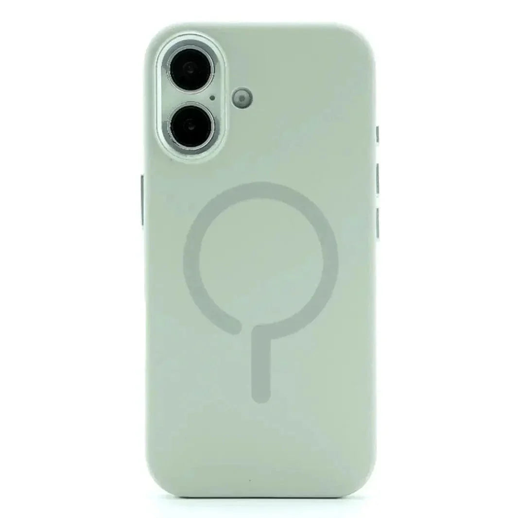 Liquid Silicone Magsafe Hard Case for iPhone 16 Plus iPhone 16 Plus mint-green with magsafe Cases & Covers