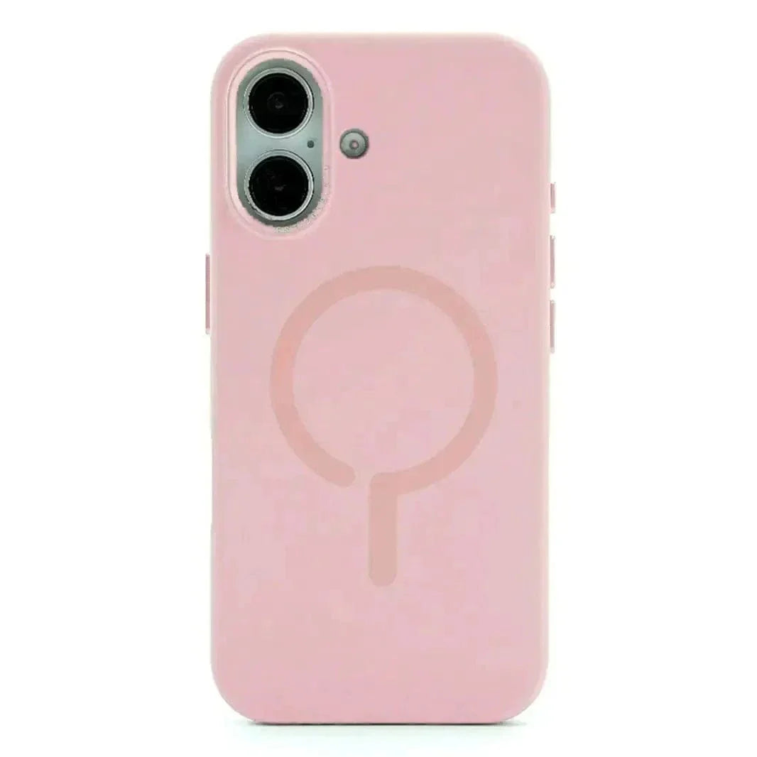 Liquid Silicone Magsafe Hard Case for iPhone 16 Plus iPhone 16 Plus pink with magsafe Cases & Covers