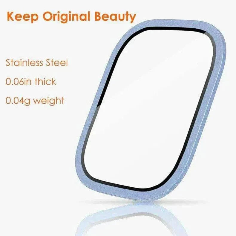 Metalic Alloy Frame Screen Protector Glass for Apple Watch Ultra 49mm Ultra 49mm sierra-blue Tempered Glass