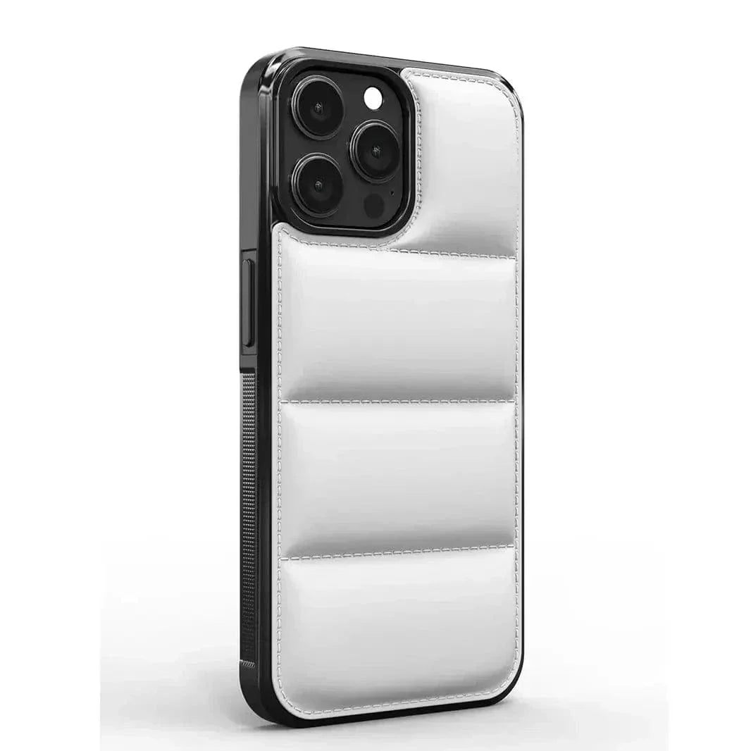 Puffer Pattern Soft TPU Hard Case for iPhone 15 Pro Max Cases & Covers