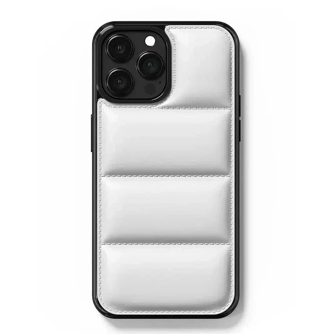 Puffer Pattern Soft TPU Hard Case for iPhone 15 Pro Max Cases & Covers