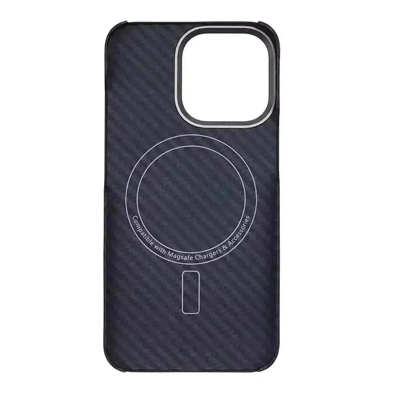 Real Aramid Carbon Fiber Magsafe Case for iPhone 16 Pro Cases & Covers