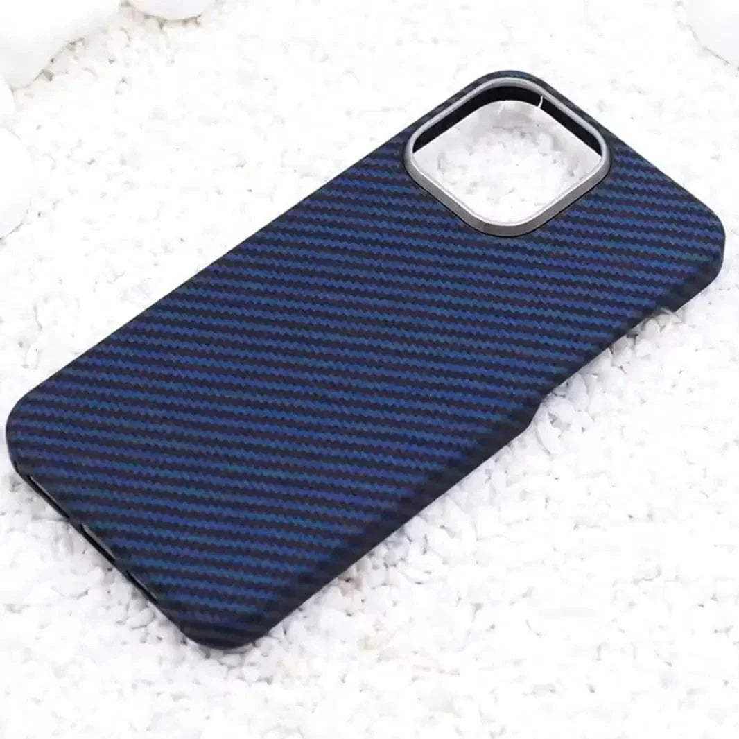Real Aramid Carbon Fiber Magsafe PC Case for iPhone 16 Pro Cases & Covers