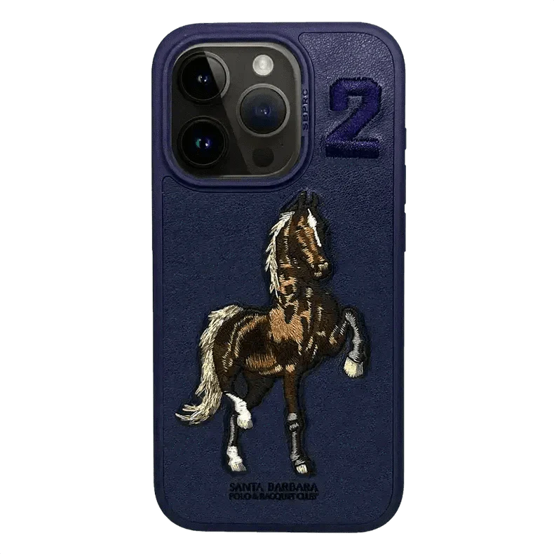 Santa Barbara Boris Series Case for iPhone 14 Pro Max iPhone 14 Pro Max / Midnight Blue - Ktusu