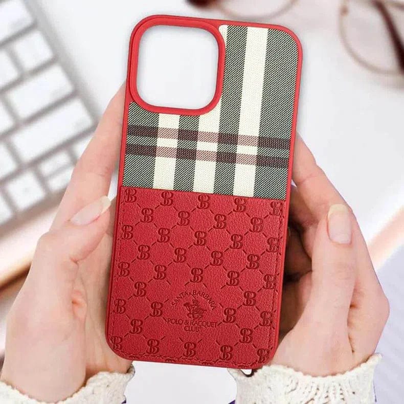 Santa Barbara Classic Plaid Series Case for iPhone 14 - Ktusu