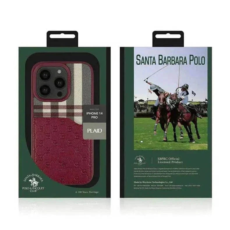Santa Barbara Classic Plaid Series Case for iPhone 14 - Ktusu