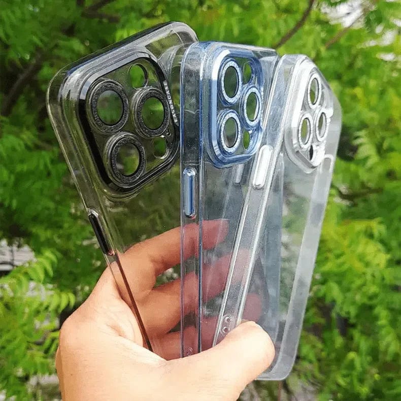 Shiny Glitter Camera Protective Clear Case for iPhone 15 Pro Cases & Covers