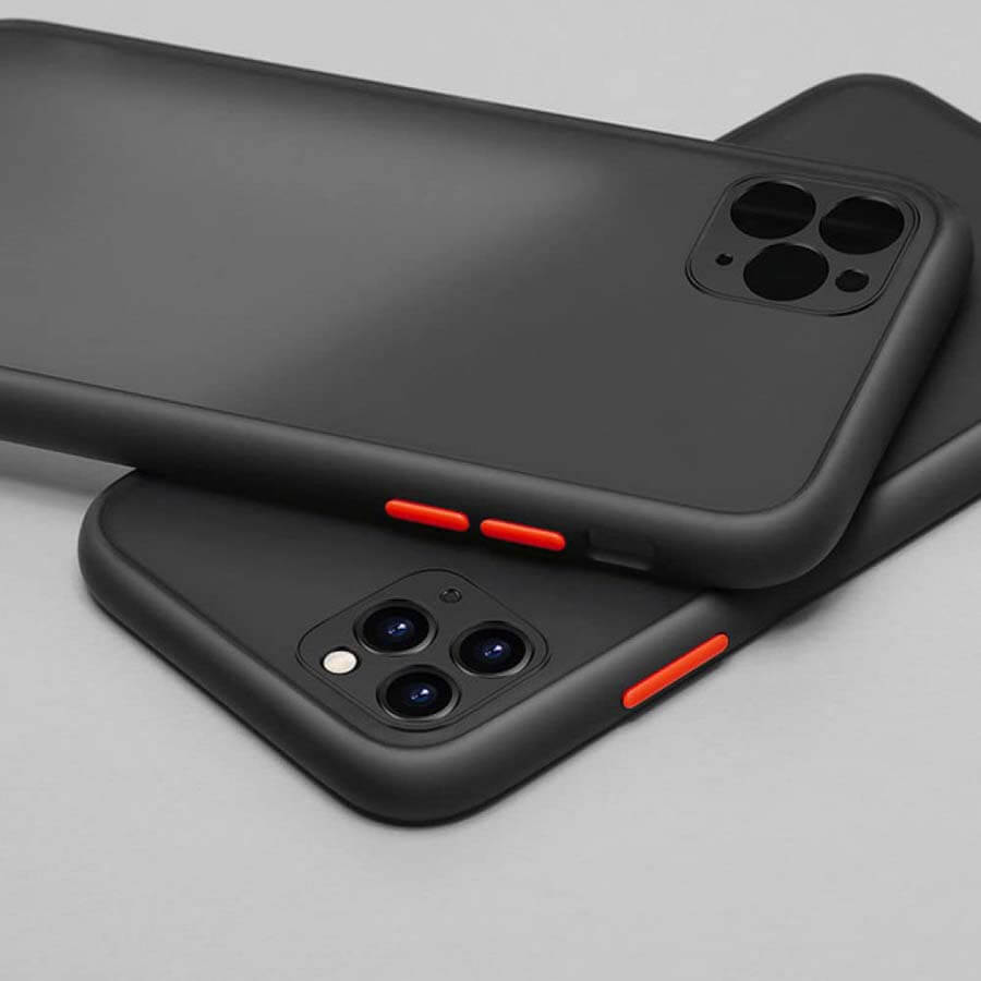 Smoke Shockproof Smooth Rubberized Matte Case for iPhone 11 iPhone 11 black Cases & Covers