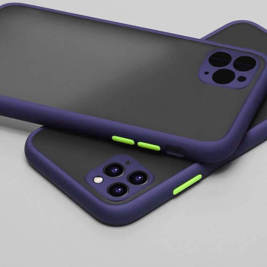 Smoke Shockproof Smooth Rubberized Matte Case for iPhone 11 iPhone 11 blue Cases & Covers