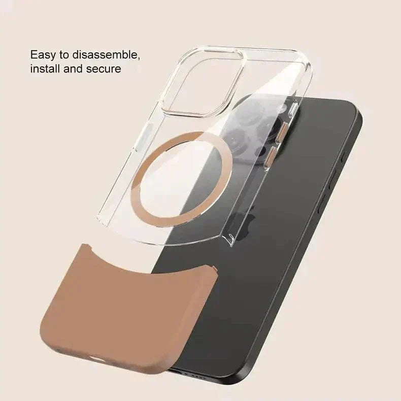 Snapsplit Crystal Clear Magsafe Hard Case for iPhone 15 Pro Max Cases & Covers