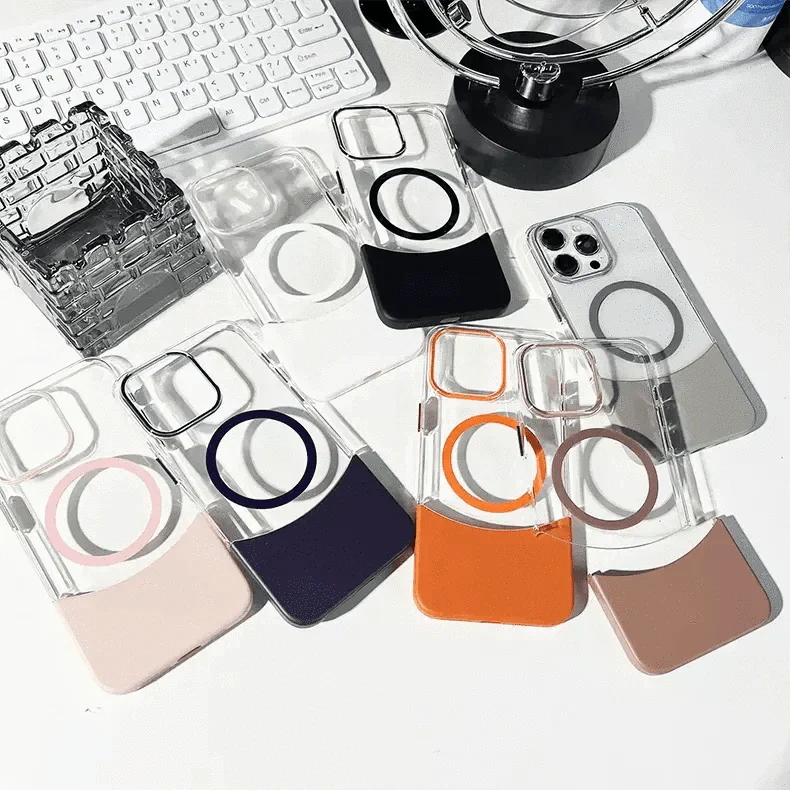 Snapsplit Crystal Clear Magsafe Hard Case for iPhone 15 Pro Max Cases & Covers