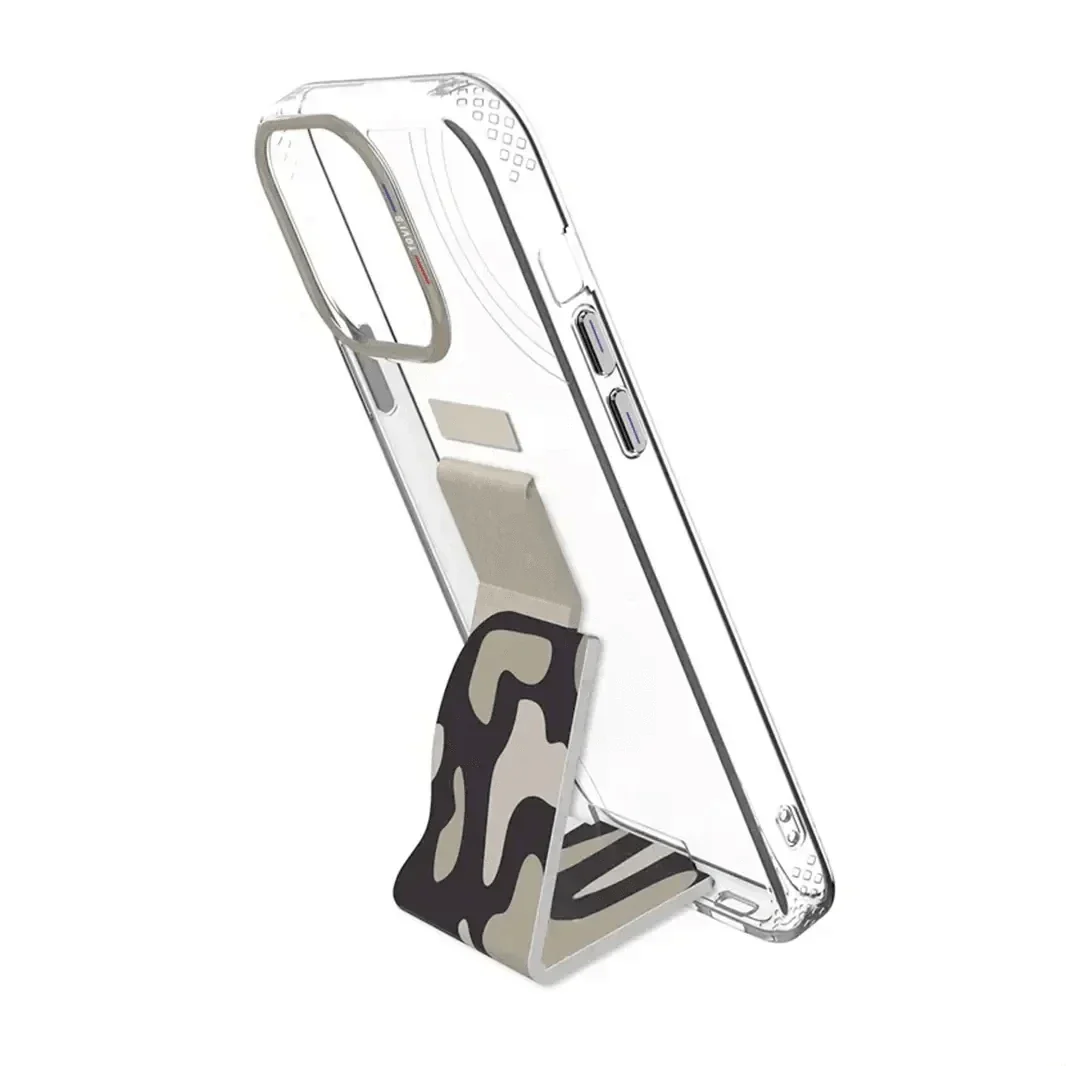 Tgvi'S Art Series Kickstand Hand Grip Case for iPhone 15 Pro Max Cases & Covers