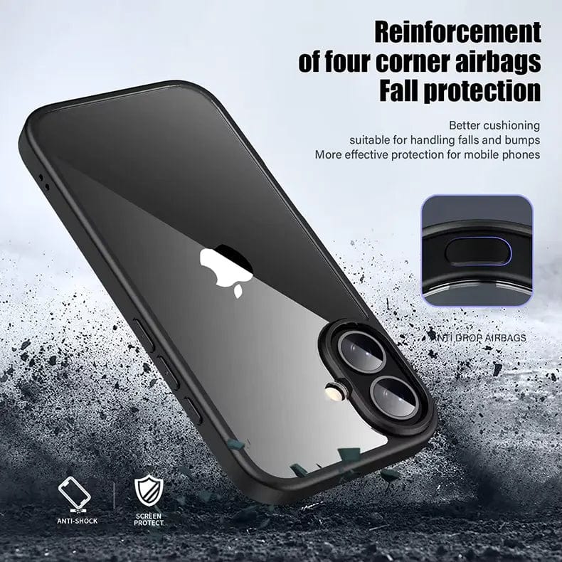 Ultra Crystal Clear Matte Frame Case for iPhone 15 Pro Max Cases & Covers