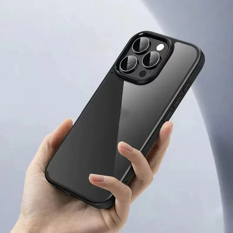 Ultra Crystal Clear Matte Frame Case for iPhone 15 Pro Max Cases & Covers