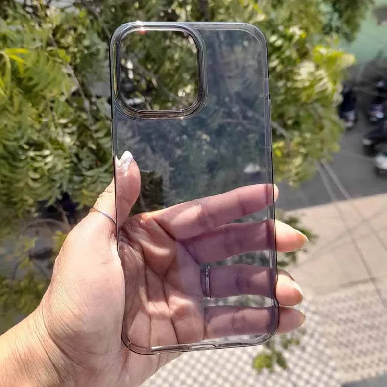 Ultra Slim Thin Crystal Clear Hard Case for iPhone 13 iPhone 13 smoke Cases & Covers