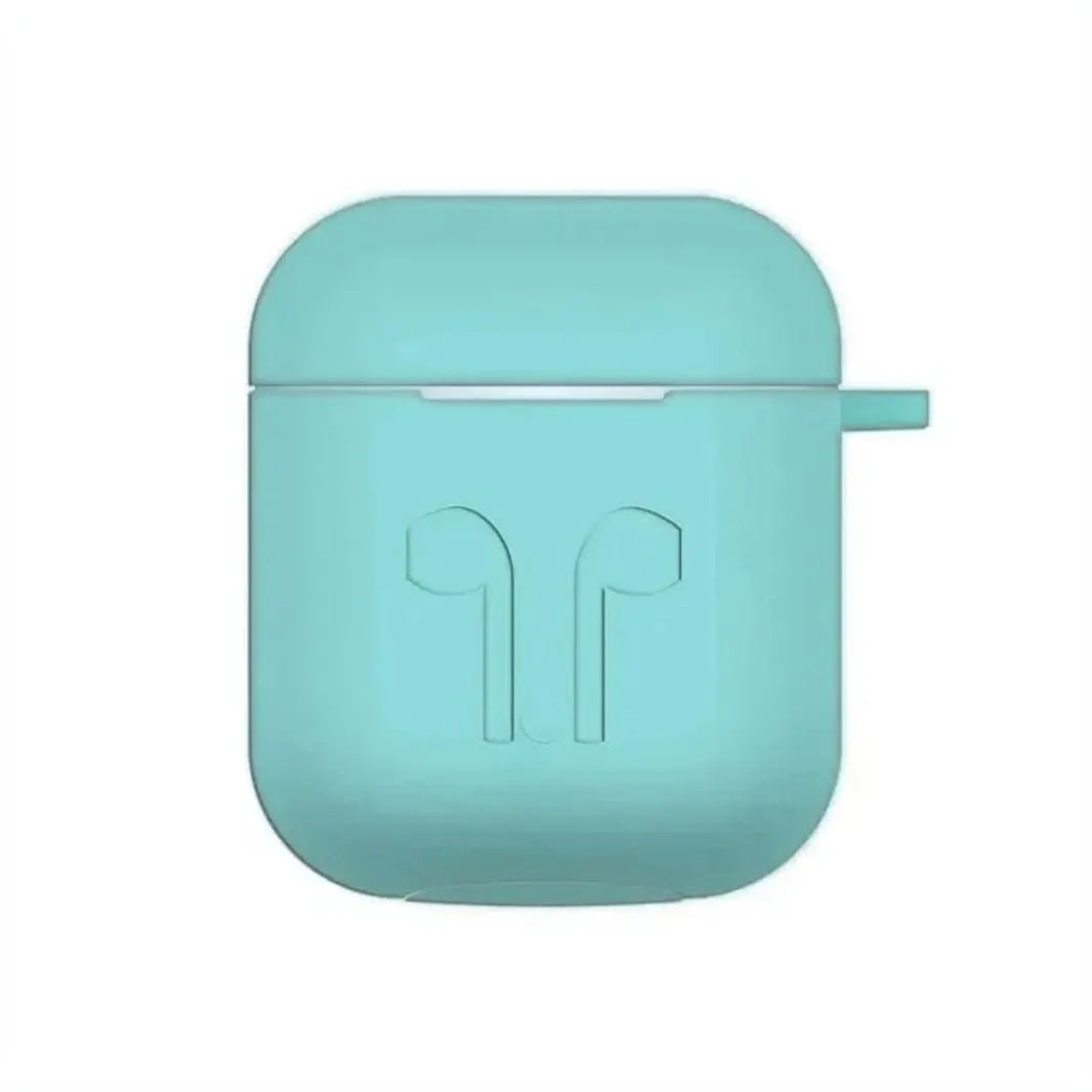 Silicone Soft Cover for Airpods 1 | 2 Airpods 1 | 2 sky-blue Cases & Covers