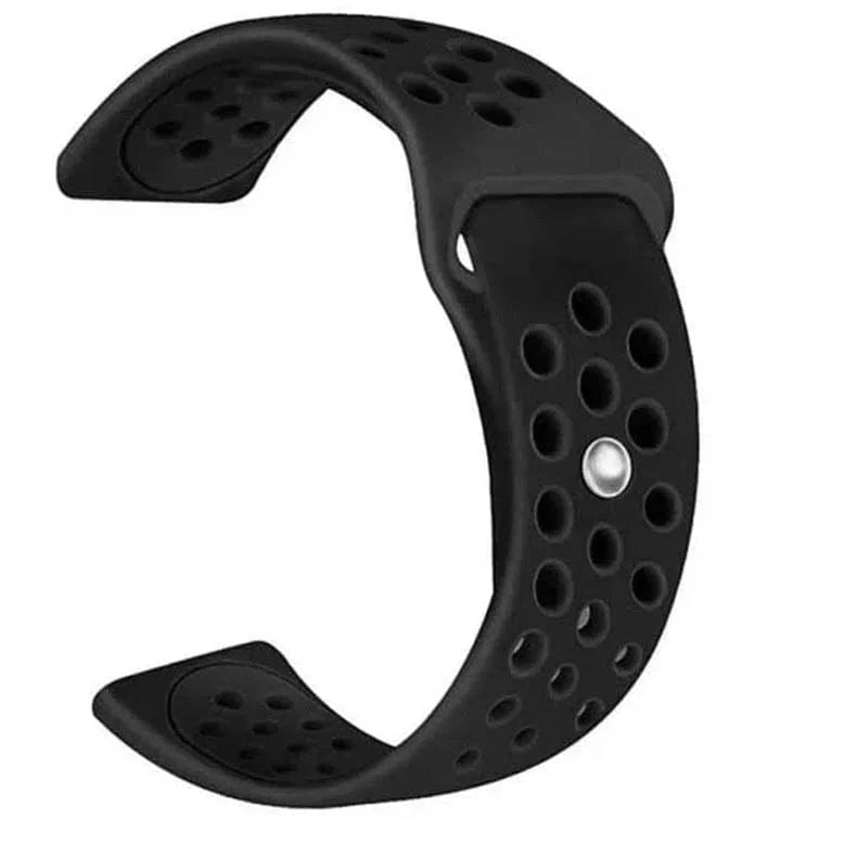 Nike Silicone Band for Smartwatch 22mm 22mm black Straps & Bands