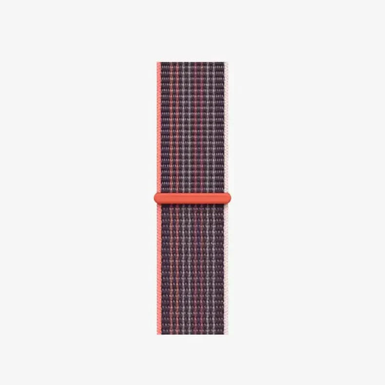 Velcro Nylon Straps for Apple Watch 42 | 44 | 45 | Ultra 49 | 46mm S10 42 | 44 | 45 | Ultra 49 | 46mm S10 Elderberry Straps & Bands