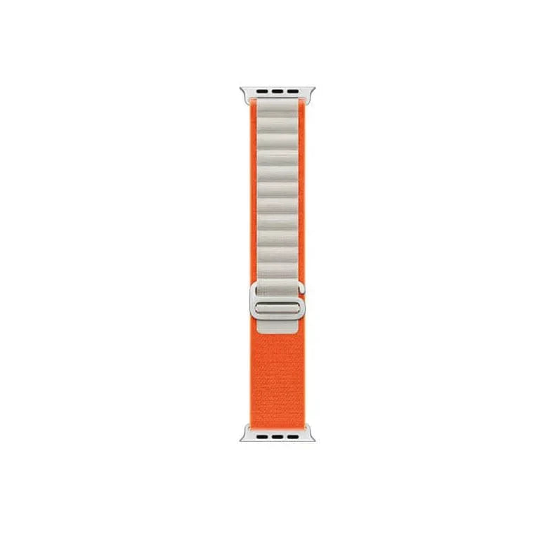 Alpine Loop for Apple Watch 42 | 44 | 45 | Ultra 49 | 46mm S10 42 | 44 | 45 | Ultra 49 | 46mm S10 orange-starlight Straps & Bands