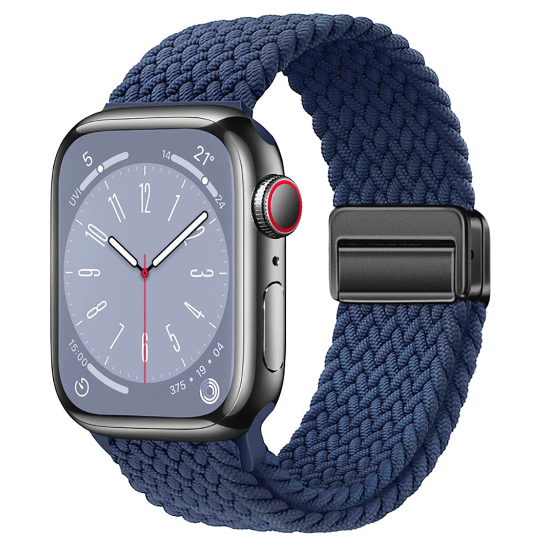 Braided Adjuctable Magnetic Buckle Band for Apple Watch 38 | 40 | 41 | 42mm S10 Straps & Bands