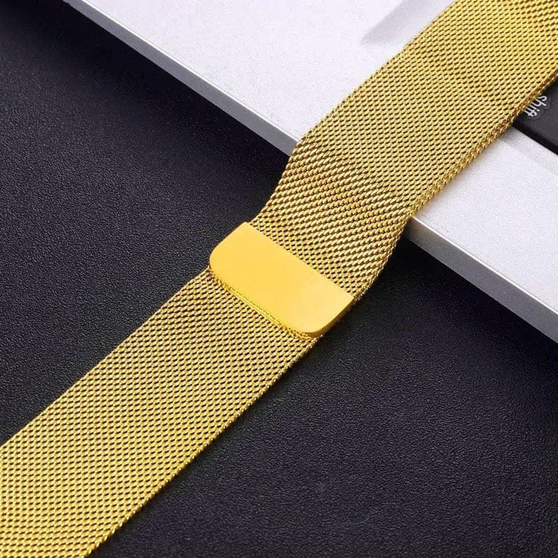 Milanese Magnetic Loop for Apple Watch 38 | 40 | 41 | 42mm S10 38 | 40 | 41 | 42mm S10 gold Style 1 Straps & Bands