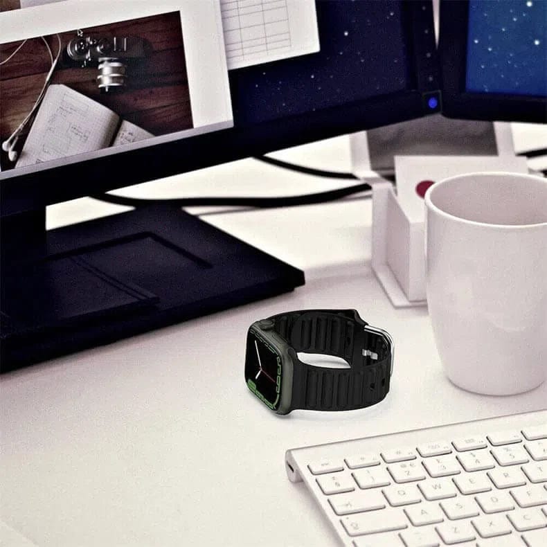 Ocean Ripple Silicone Soft Band for Apple Watch 42 | 44 | 45 | Ultra 49 | 46mm S10 Straps & Bands