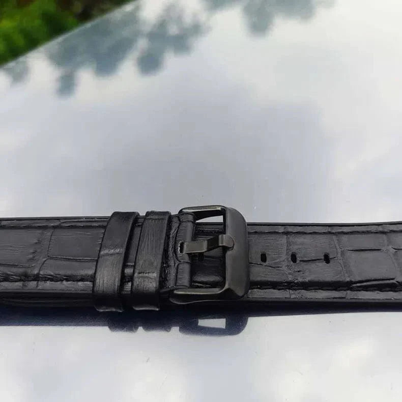 Crocodile Leather Texture Silicone Band for Apple Watch 38 | 40 | 41 | 42mm S10 Straps & Bands