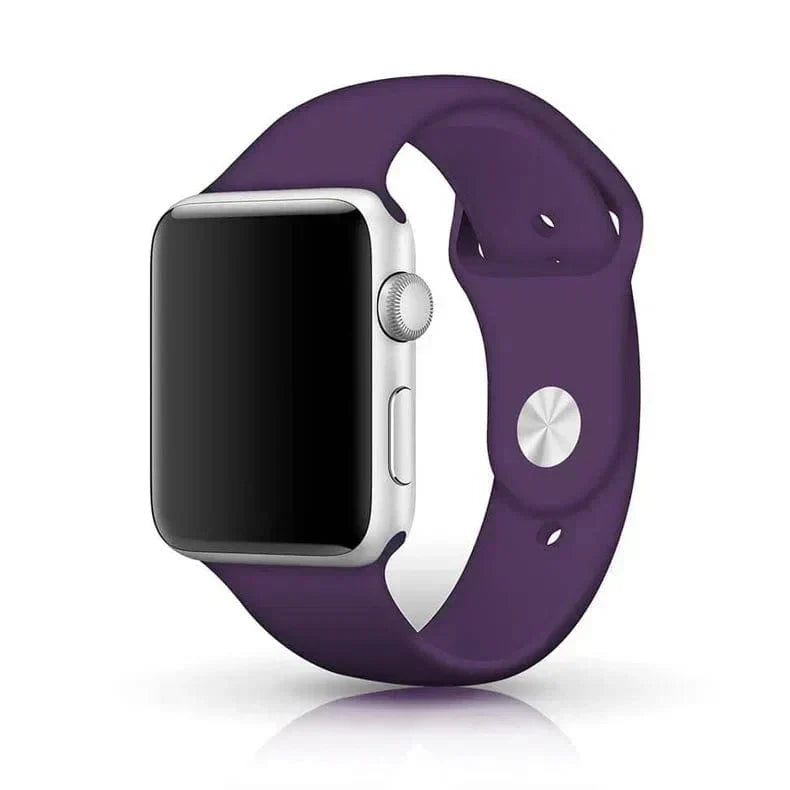 Sports Silicone Watch Band for Apple Watch 42 | 44 | 45 | Ultra 49 | 46mm S10 42 | 44 | 45 | Ultra 49 | 46mm S10 purple M L Straps & Bands