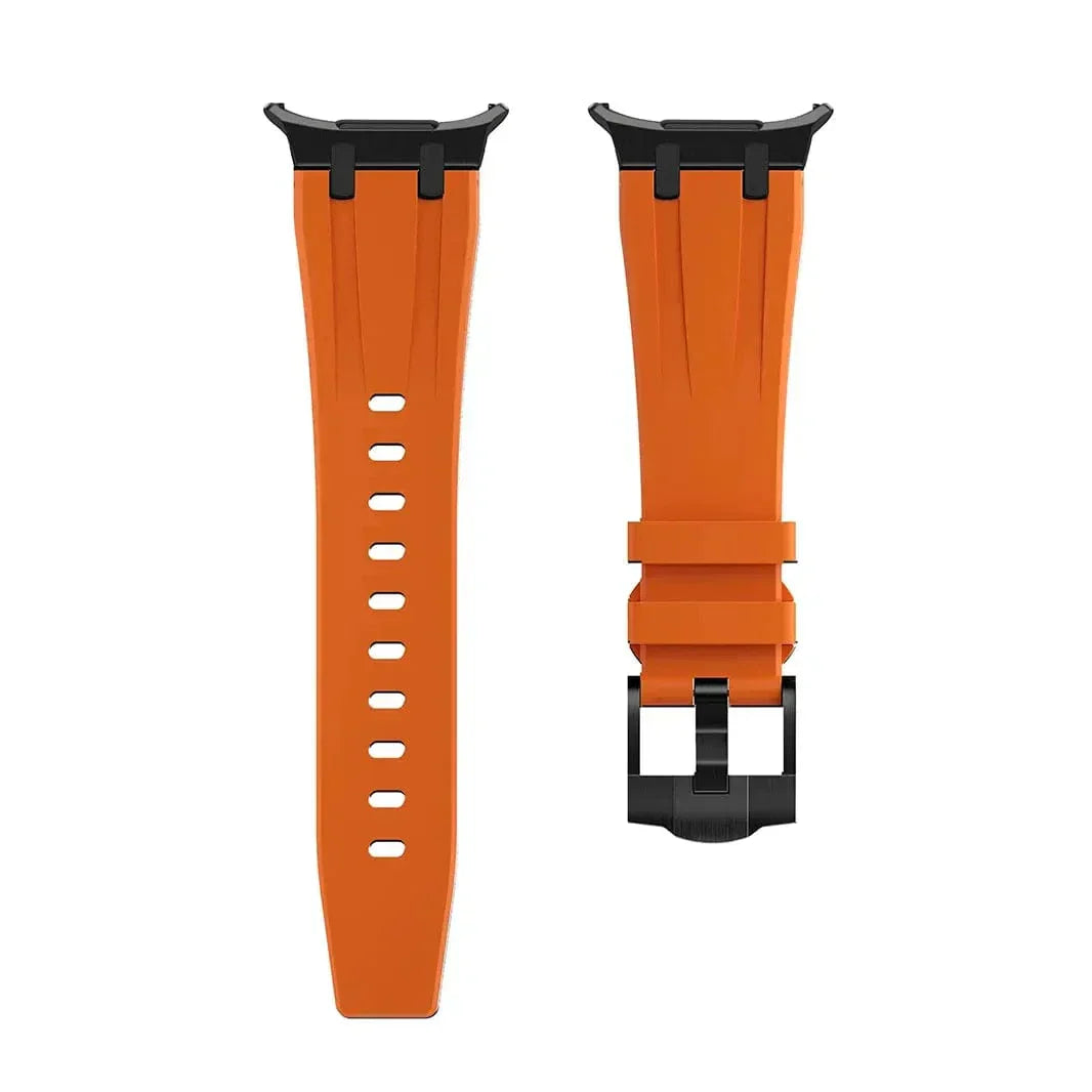 Armor Silicone Band for Samsung Watch Ultra 47mm Watch Ultra 47mm orange Straps & Bands