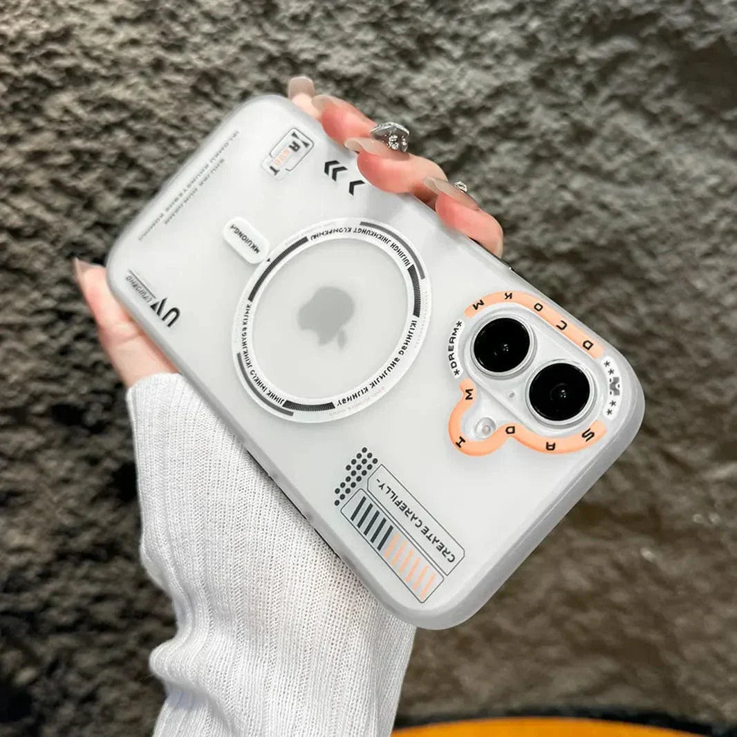 Tech Style Magnetic MagSafe Frosted Case for iPhone 14