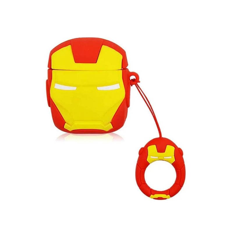Apple AirPods Silicone 3D Case Cover Airpods Pro / Iron Man Cases & Covers Ktusu