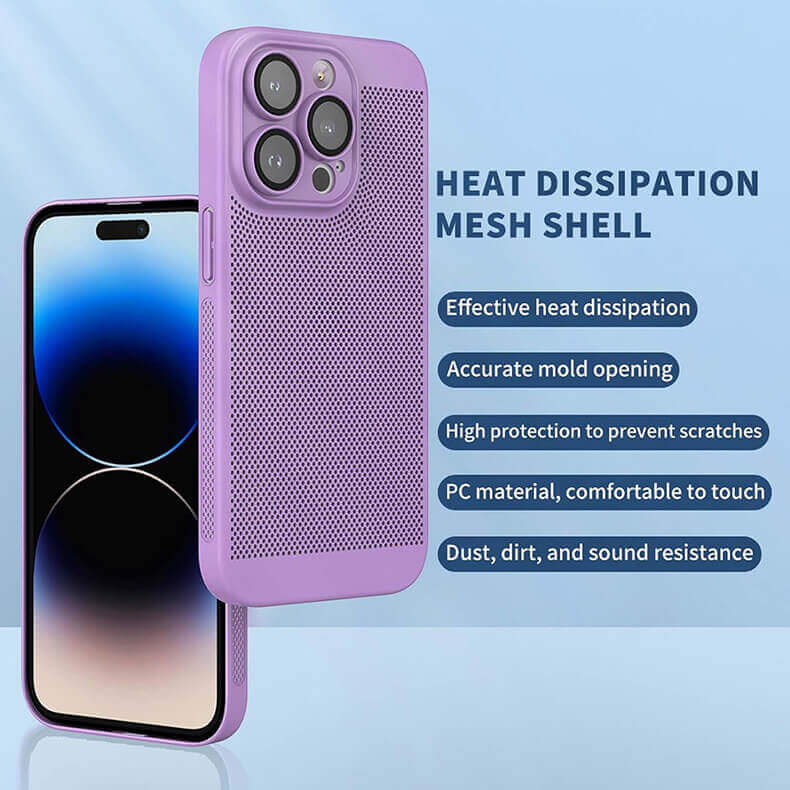 Cases & Covers - Breathable Heat-Dissipation Magsafe Compatible Case For iPhone - ktusu - Breathable Heat-Dissipation Magsafe Compatible Case For iPhone - undefined