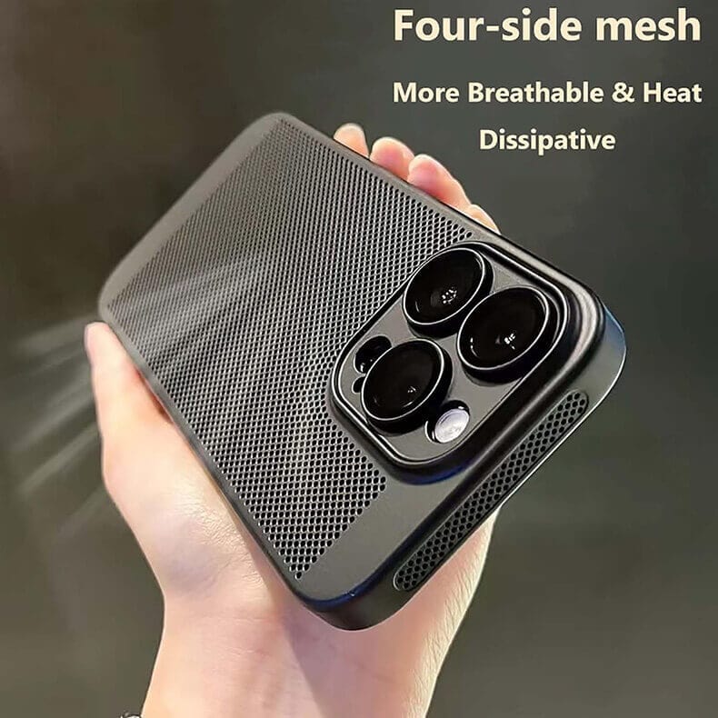 Cases & Covers - Breathable Heat-Dissipation Magsafe Compatible Case For iPhone - ktusu - Breathable Heat-Dissipation Magsafe Compatible Case For iPhone - undefined