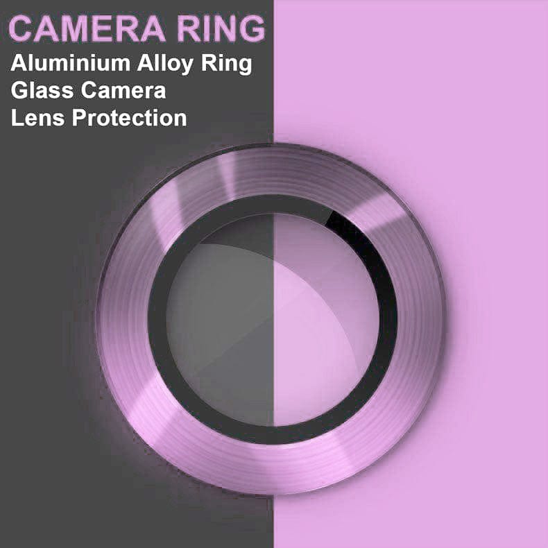 Camera Lens Protector Glass aluminum alloy frame Ring for Apple iPhone iPhone 14 / Purple Camera Lens Protectors Ktusu